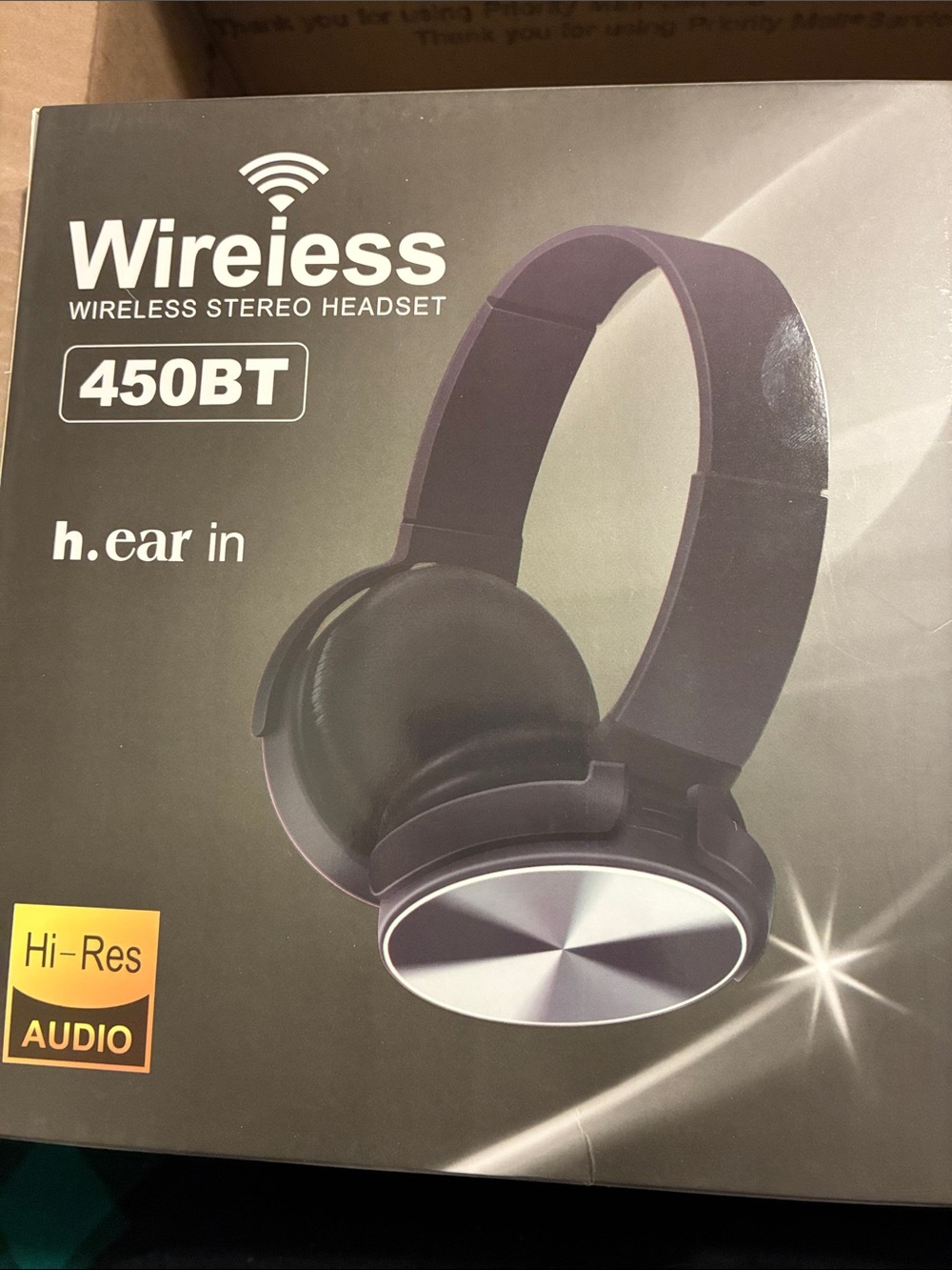 450BT Wireless Over-Ear Headphones - Black